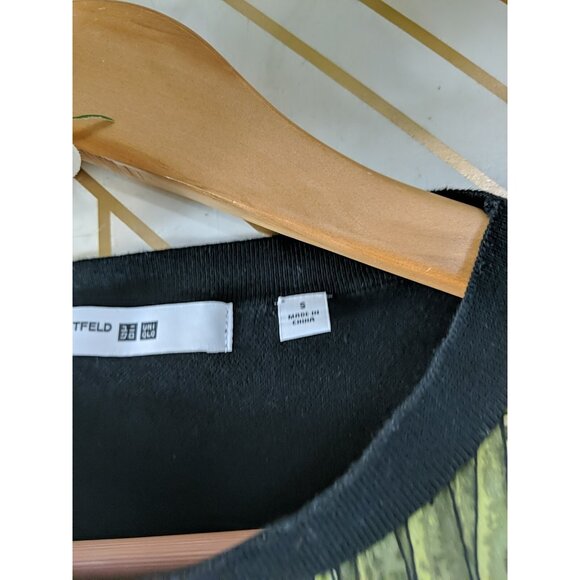 Carine Roitfeld skirt For Uniqlo Women's Silk Blend Pullover Thin Sweater Size S - Picture 4 of 8